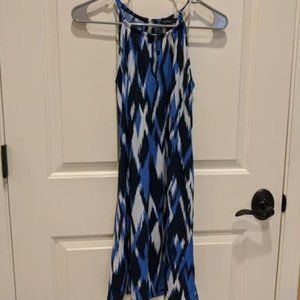 Blue Black White Banana Republic Dress